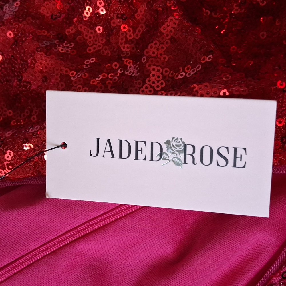 Jaded Rose Pink and Red Beth Playsuit NWT - Picture 8 of 8